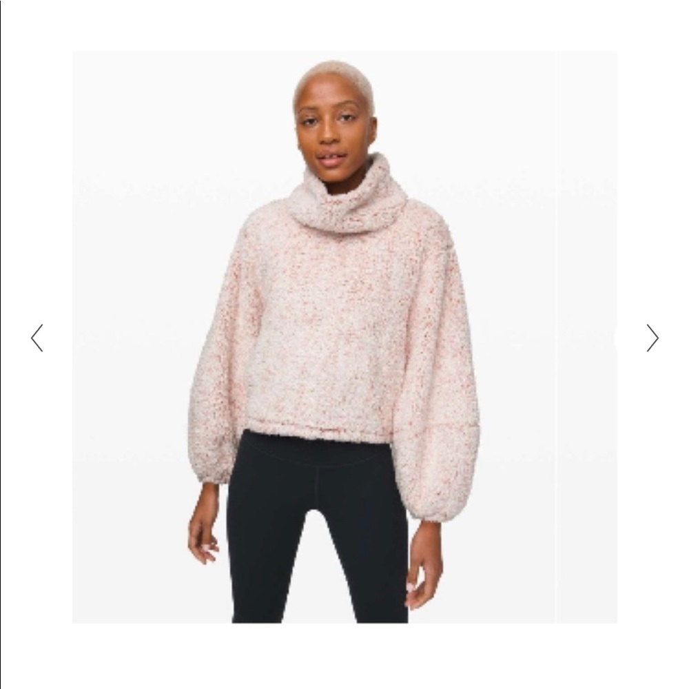 Lululemon Pink Restore Sherpa
